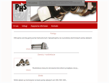 Tablet Screenshot of phs-pompy.pl